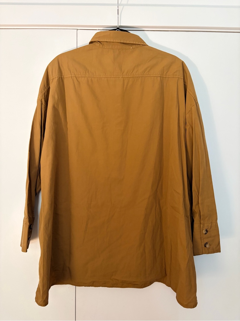MR. LARKIN Camel Button Down Shirt - Picture 6 of 6